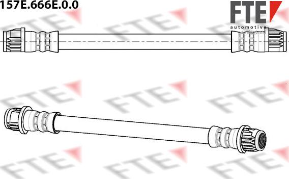 FTE 157E.666E.0.0 - Flessibile del freno autozon.pro