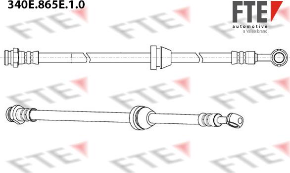 FTE 340E.865E.1.0 - Flessibile del freno autozon.pro