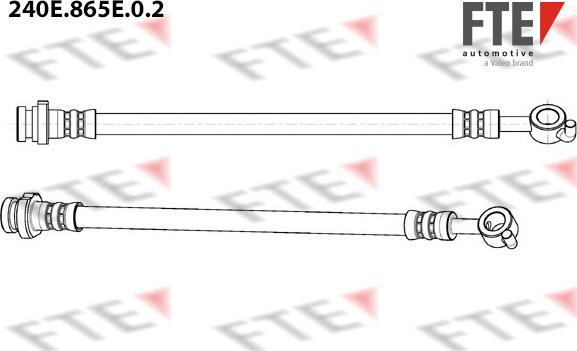 FTE 240E.865E.0.2 - Flessibile del freno autozon.pro