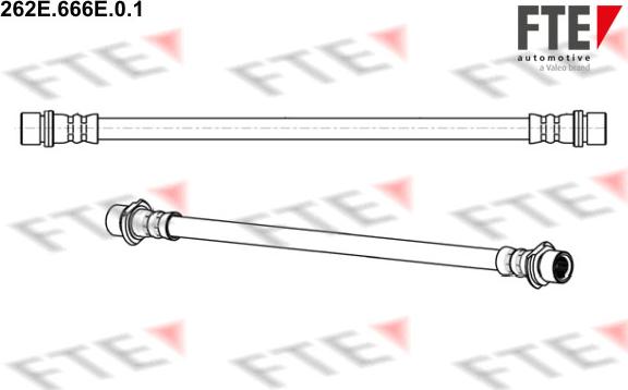 FTE 262E.666E.0.1 - Flessibile del freno autozon.pro