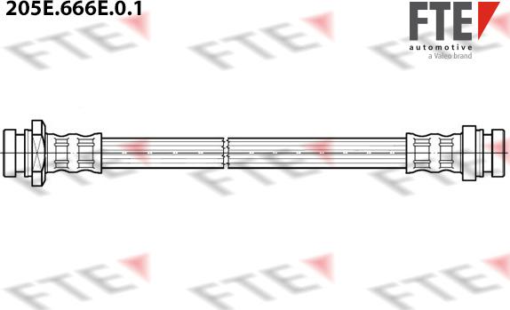 FTE 205E.666E.0.1 - Flessibile del freno autozon.pro