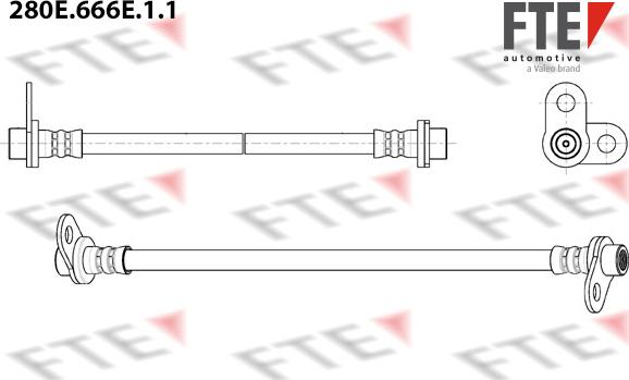 FTE 280E.666E.1.1 - Flessibile del freno autozon.pro