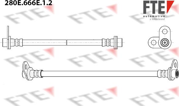 FTE 9240928 - Flessibile del freno autozon.pro