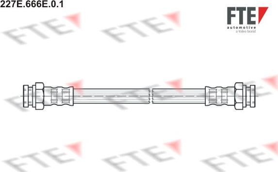 FTE 227E.666E.0.1 - Flessibile del freno autozon.pro