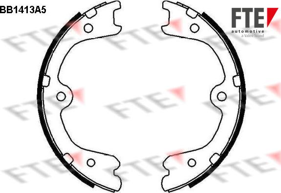 FTE BB1413A5 - Kit ganasce, Freno stazionamento autozon.pro