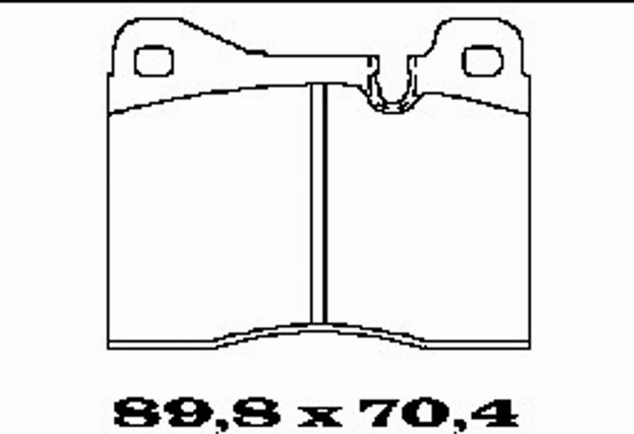 FTE BL1076A2 - Kit pastiglie freno, Freno a disco autozon.pro