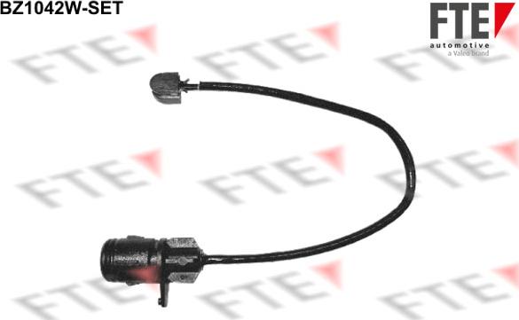 FTE BZ1042W-SET - Contatto segnalazione, Usura past. freno / mat. d'attrito autozon.pro