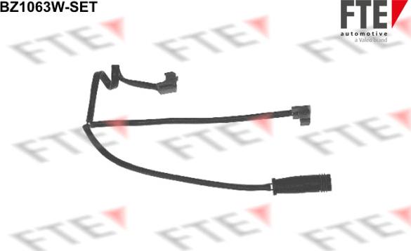 FTE BZ1063W-SET - Contatto segnalazione, Usura past. freno / mat. d'attrito autozon.pro