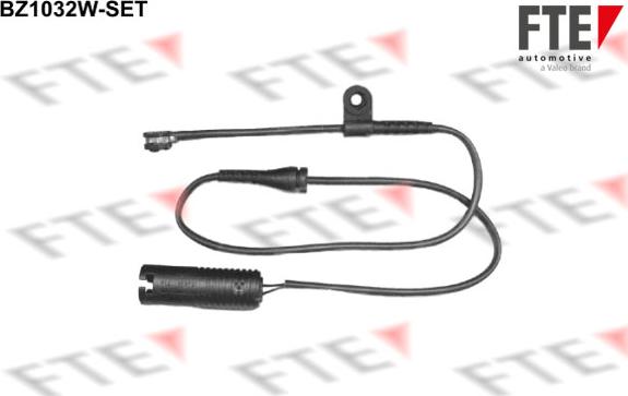 FTE BZ1032W-SET - Contatto segnalazione, Usura past. freno / mat. d'attrito autozon.pro