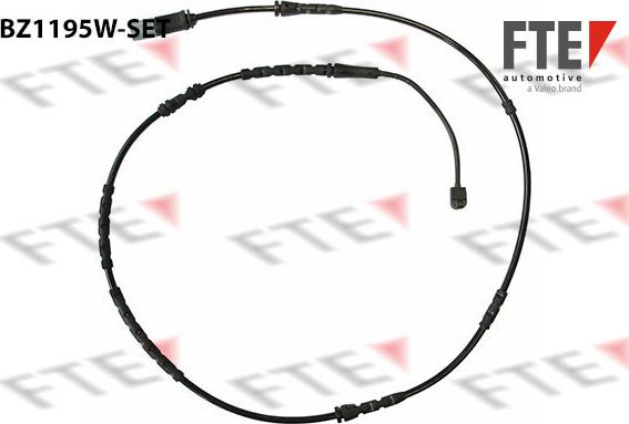 FTE BZ1195W-SET - Contatto segnalazione, Usura past. freno / mat. d'attrito autozon.pro