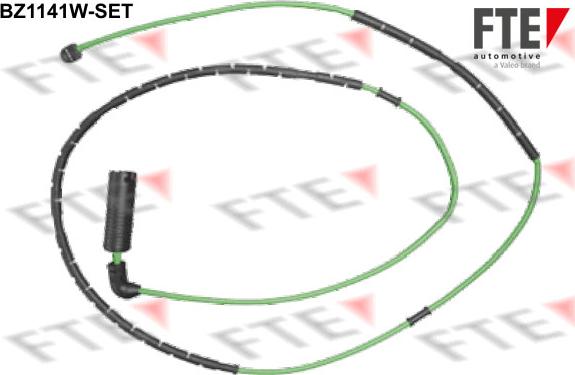 FTE BZ1141W-SET - Contatto segnalazione, Usura past. freno / mat. d'attrito autozon.pro