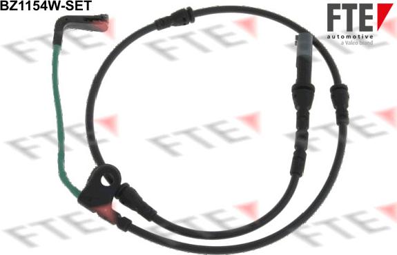 FTE BZ1154W-SET - Contatto segnalazione, Usura past. freno / mat. d'attrito autozon.pro