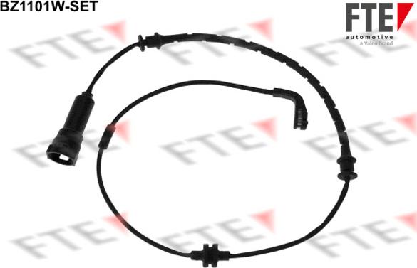 FTE BZ1101W-SET - Contatto segnalazione, Usura past. freno / mat. d'attrito autozon.pro