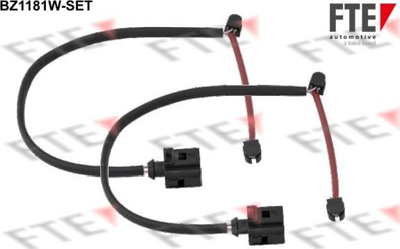 FTE BZ1181W-SET - Contatto segnalazione, Usura past. freno / mat. d'attrito autozon.pro