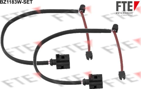 FTE BZ1183W-SET - Contatto segnalazione, Usura past. freno / mat. d'attrito autozon.pro