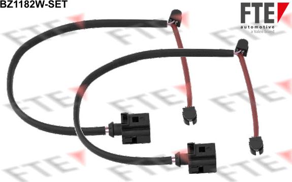 FTE BZ1182W-SET - Contatto segnalazione, Usura past. freno / mat. d'attrito autozon.pro