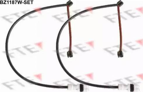 FTE BZ1187W-SET - Contatto segnalazione, Usura past. freno / mat. d'attrito autozon.pro