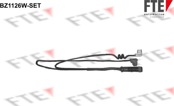 FTE BZ1126W-SET - Contatto segnalazione, Usura past. freno / mat. d'attrito autozon.pro