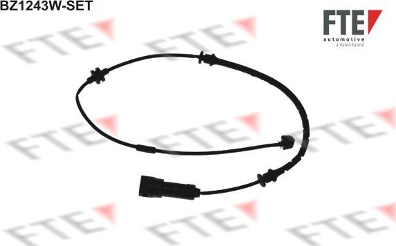 FTE BZ1243W-SET - Contatto segnalazione, Usura past. freno / mat. d'attrito autozon.pro