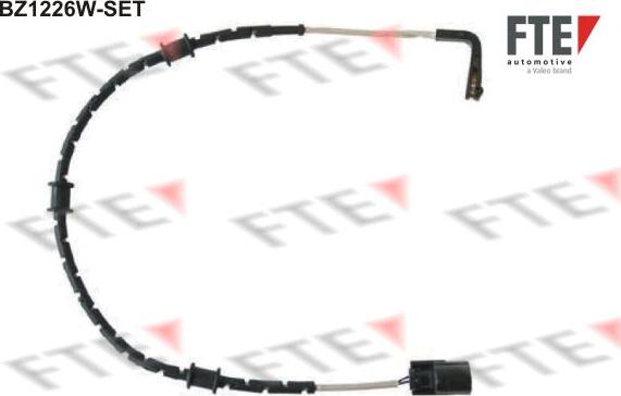 FTE BZ1226W-SET - Contatto segnalazione, Usura past. freno / mat. d'attrito autozon.pro