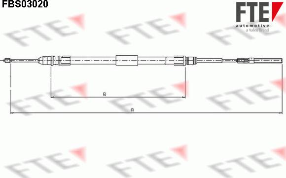 FTE FBS03020 - Cavo comando, Freno stazionamento autozon.pro