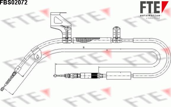 FTE FBS02072 - Cavo comando, Freno stazionamento autozon.pro