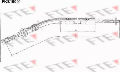 FTE FKS19001 - Cavo comando, Comando frizione autozon.pro