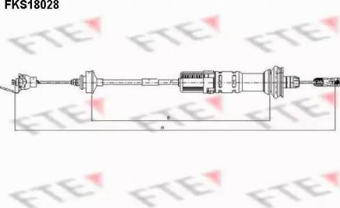 FTE FKS18028 - Cavo comando, Comando frizione autozon.pro