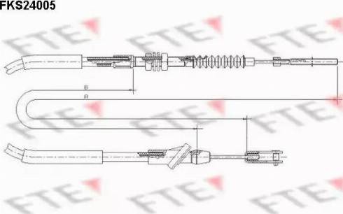 FTE FKS24005 - Cavo comando, Comando frizione autozon.pro