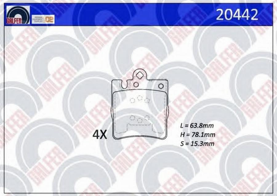 Galfer 20442 - Kit pastiglie freno, Freno a disco autozon.pro