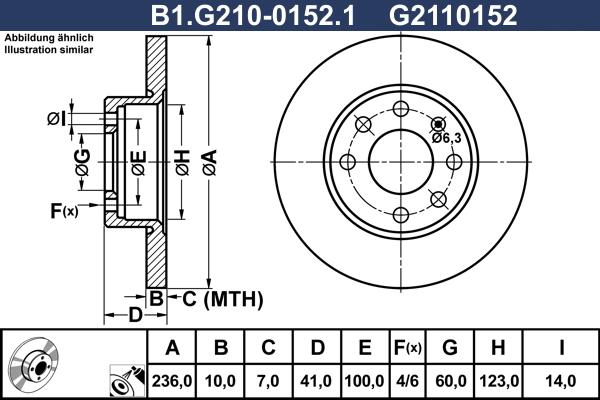 Galfer B1.G210-0152.1 - Discofreno autozon.pro