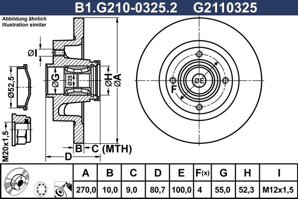 Galfer B1.G210-0325.2 - Discofreno autozon.pro