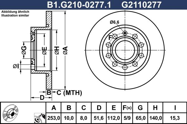 Galfer B1.G210-0277.1 - Discofreno autozon.pro