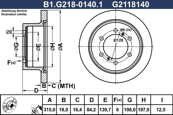 Galfer B1.G218-0140.1 - Discofreno autozon.pro