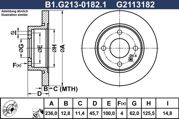 Galfer B1.G213-0182.1 - Discofreno autozon.pro