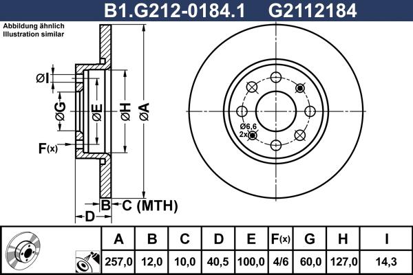 Galfer B1.G212-0184.1 - Discofreno autozon.pro