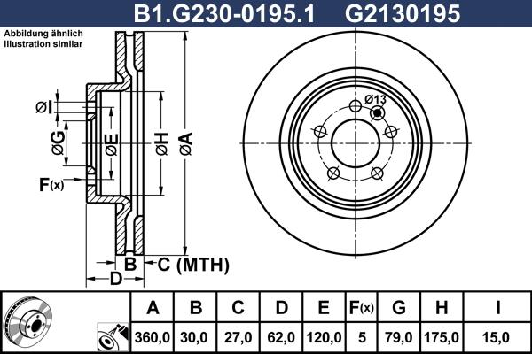 Galfer B1.G230-0195.1 - Discofreno autozon.pro