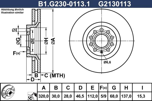 Galfer B1.G230-0113.1 - Discofreno autozon.pro