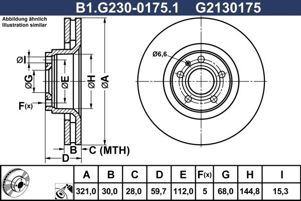 Galfer B1.G230-0175.1 - Discofreno autozon.pro