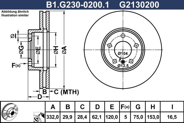 Galfer B1.G230-0200.1 - Discofreno autozon.pro