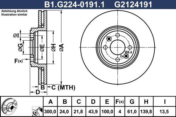 Galfer B1.G224-0191.1 - Discofreno autozon.pro