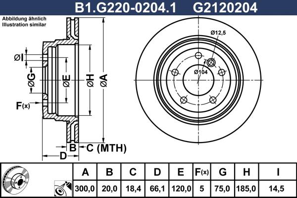 Galfer B1.G220-0204.1 - Discofreno autozon.pro