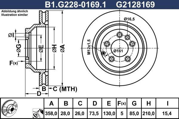 Galfer B1.G228-0169.1 - Discofreno autozon.pro