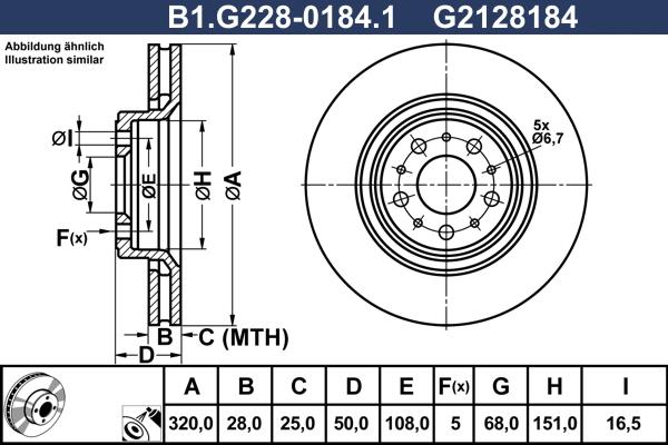 Galfer B1.G228-0184.1 - Discofreno autozon.pro