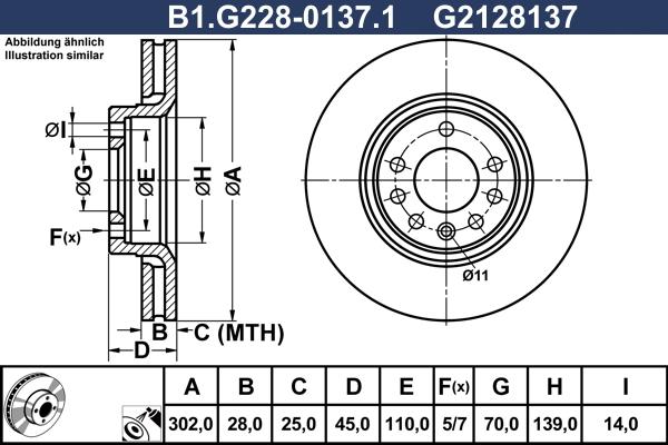 Galfer B1.G228-0137.1 - Discofreno autozon.pro