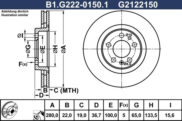 Galfer B1.G222-0150.1 - Discofreno autozon.pro