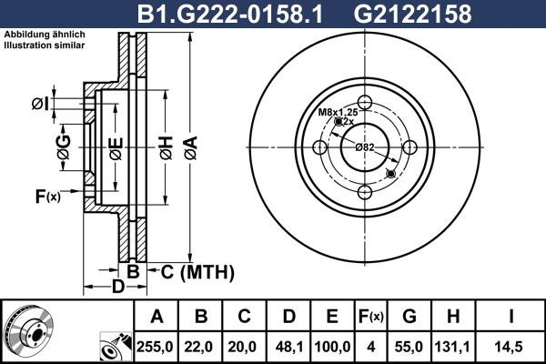 Galfer B1.G222-0158.1 - Discofreno autozon.pro