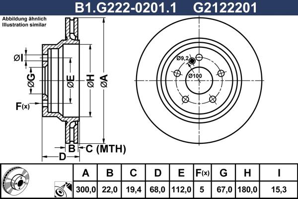 Galfer B1.G222-0201.1 - Discofreno autozon.pro