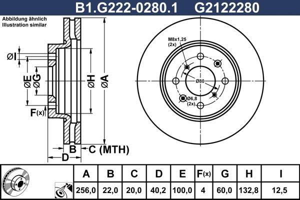 Galfer B1.G222-0280.1 - Discofreno autozon.pro