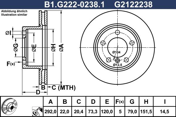 Galfer B1.G222-0238.1 - Discofreno autozon.pro